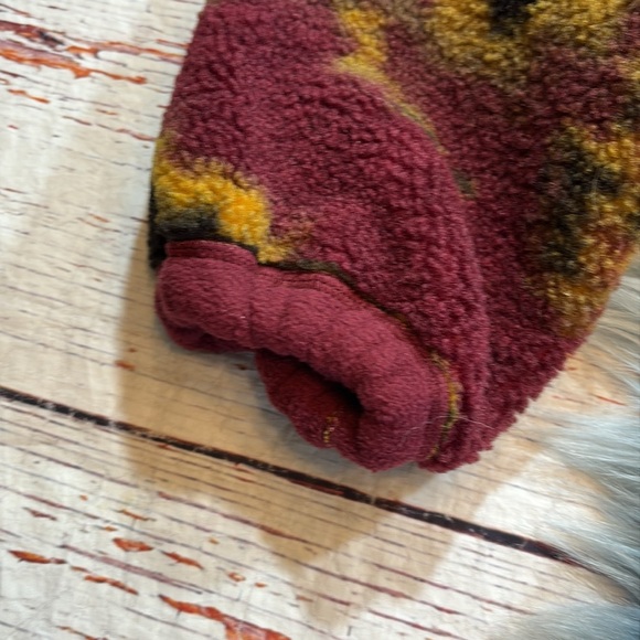 NWOT BP Tie Fye Fleece Cropped Hooded Jacket sz XS - Picture 5 of 9